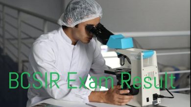 Bangladesh Science and Industrial Research Council Exam Result