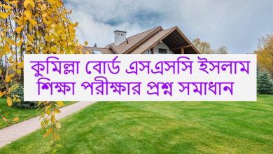 Comilla Board SSC Islam Education Exam Question Solution