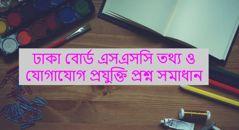 Dhaka Board SSC ICT Mcq Question Solution