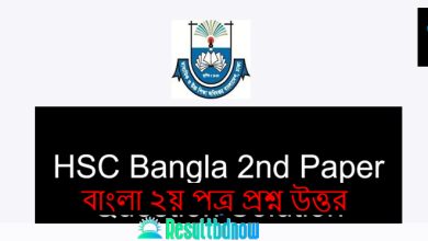 HSC Bangla 2nd Paper Question Solution