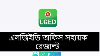 LGED Office Sohayok Result