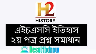 HSC History 2nd Paper MCQ Question Solution